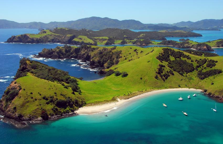 Welkom Nieuw-Zeeland: bay of islands