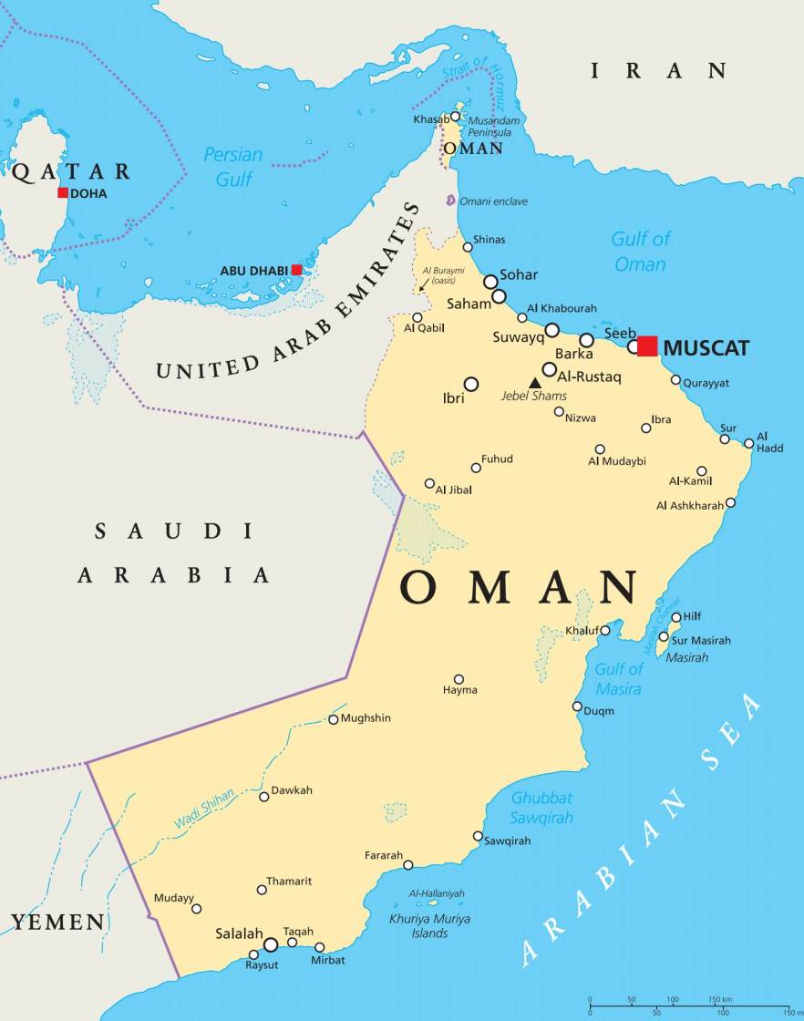Oman waarheen